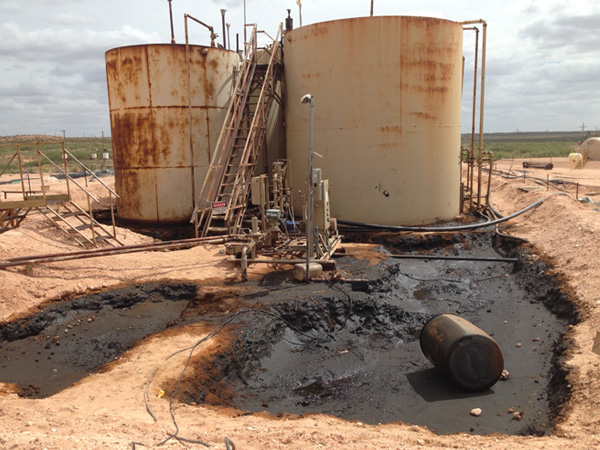 Dirt berm resulting in a costly oil spill